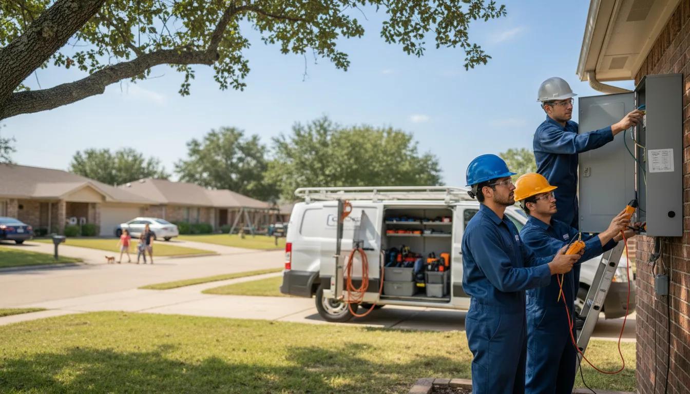 Certified electrician providing emergency electrical services in Duke, MO